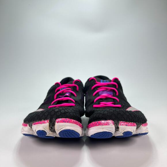 Brooks Pure Connect 4 Black Pink Running Shoes 1201761B051 Women's Size 11 - Picture 5 of 10
